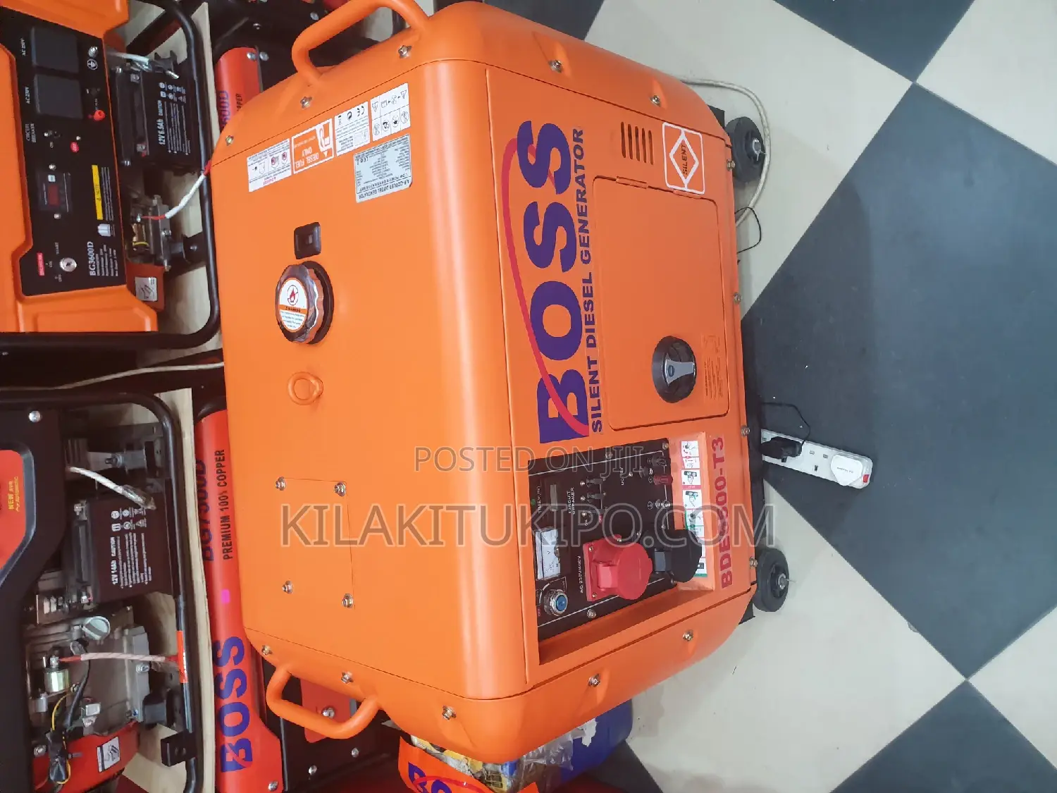 Boss Silent DIESEL Generator Bde6500 6.6kva