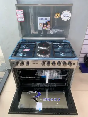 Bruhm Cooker 90 X 60 4 Gas and 2 Electric Cooker
