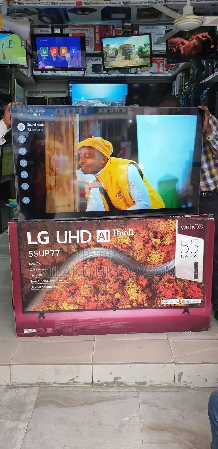 LG Uhd Smart 4K Inch 55 Up77 Magic Remote