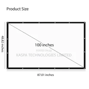 Foldable Projector Screen 100 Inches