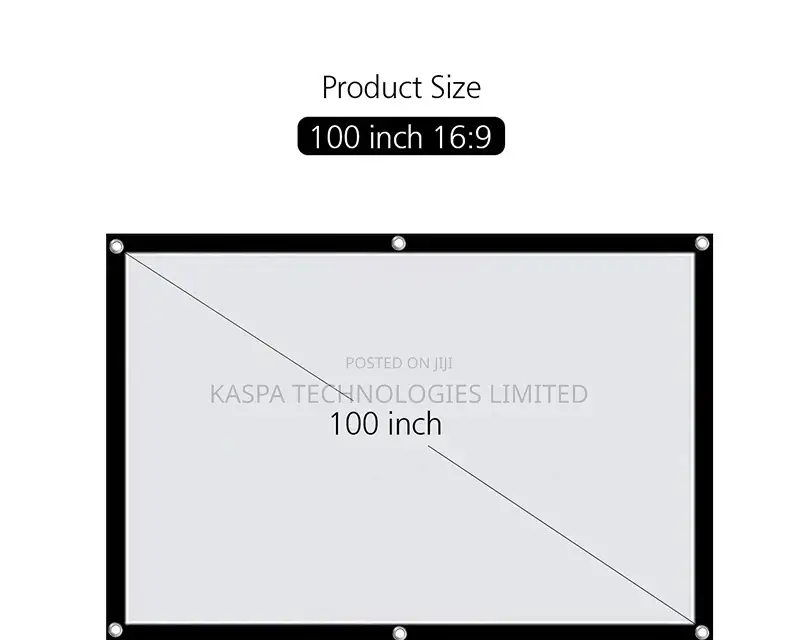 Foldable Projector Screen 100 Inches