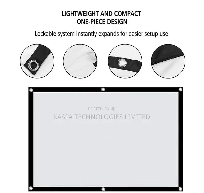 Foldable Projector Screen 100 Inches