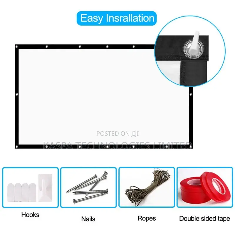 Foldable Projector Screen 100 Inches