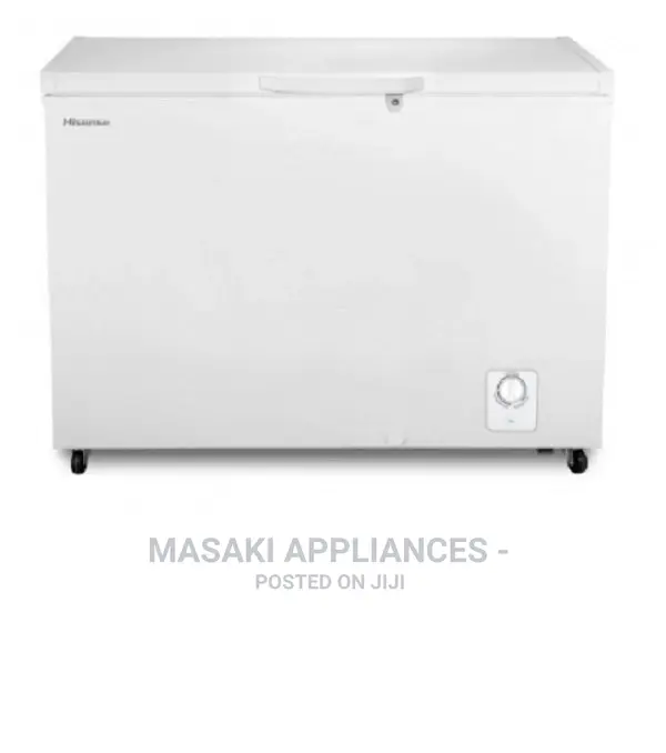 Offer New Mpya H390cf Hisense 300 Liter Chest Freezer White