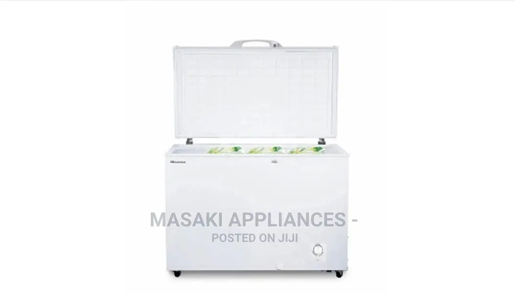 Offer New Mpya H390cf Hisense 300 Liter Chest Freezer White
