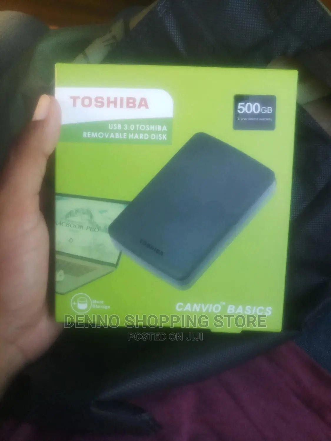 Toshiba External Drive 500GB
