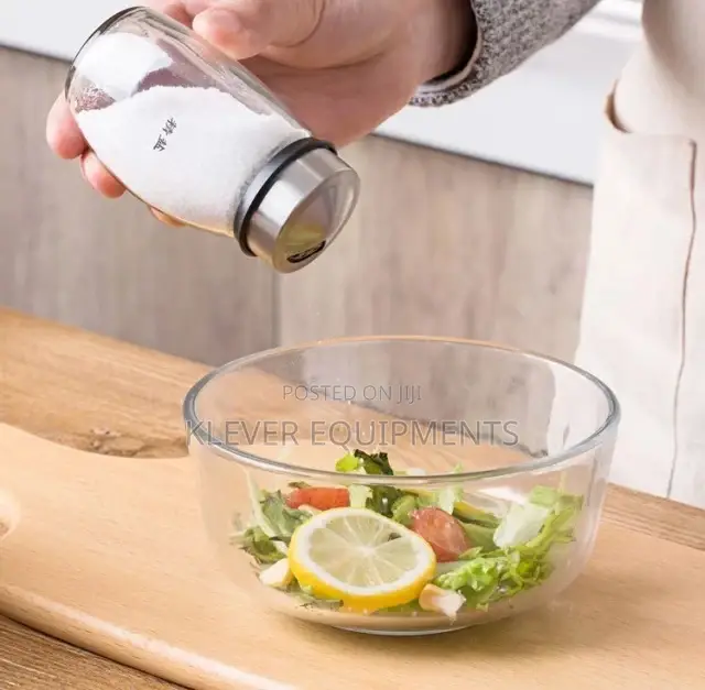 Rotating Stainless Steel Spices Jar Set