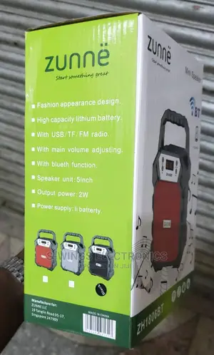 Zunnë Portable Bluetooth Speaker