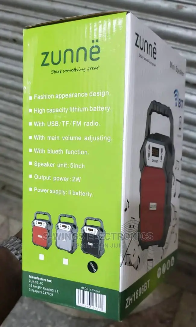 Zunnë Portable Bluetooth Speaker