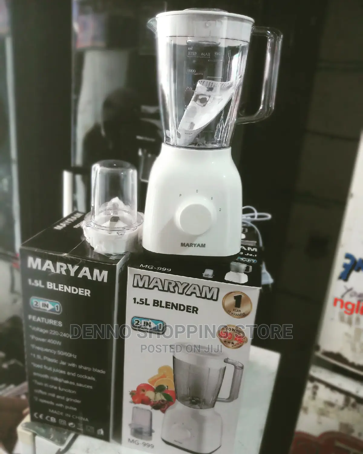 Blender With Grinder 1.5L