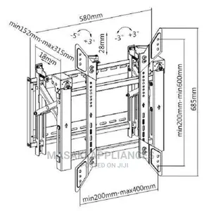 Cast Aluminium LCD LED TV Mounts and Brackets, Size: 32-50