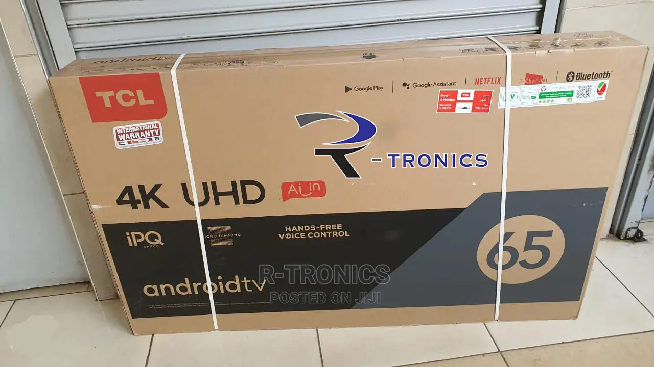 TCL (65 Inches) 4K Ultra HD Smart Android LED TV (65P725)