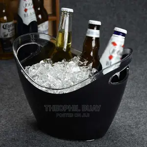 Ice Bucket Big Size Black