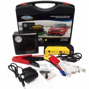 Car Emergence Battery Booster With Compressor