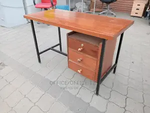 Metal Table (Wooden Top)