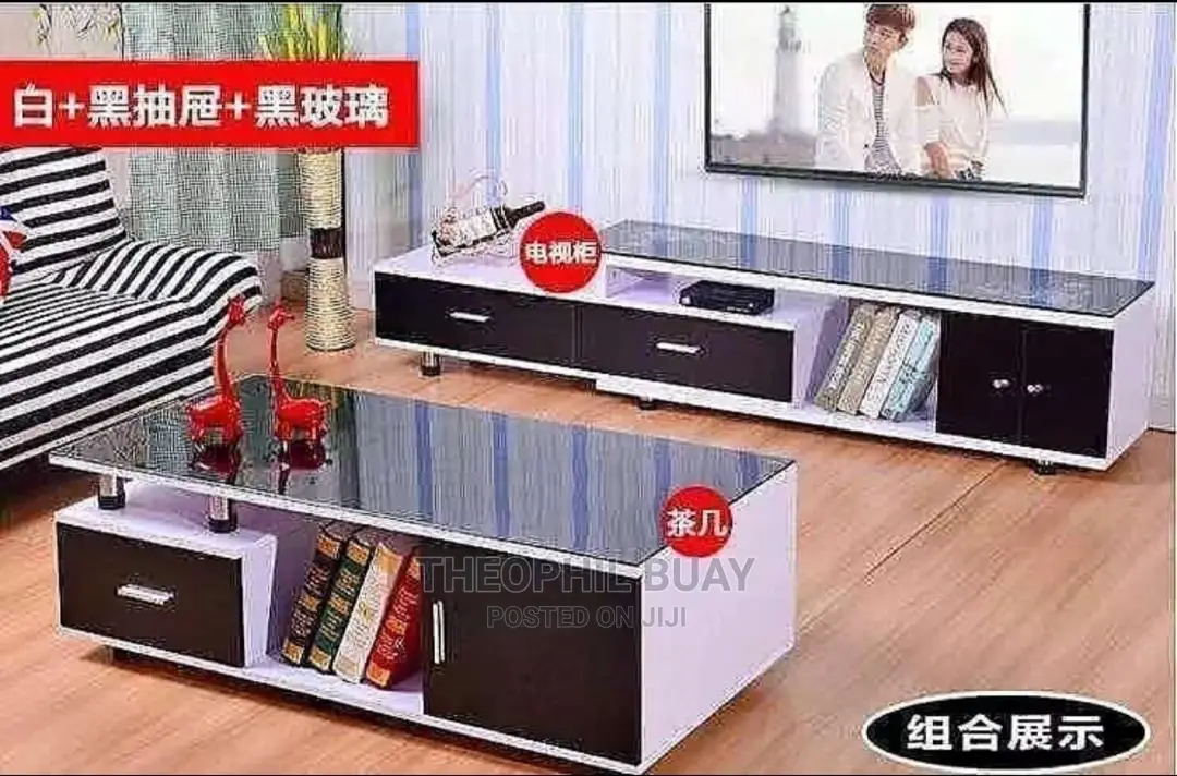 Coffee Table With Its Tv Show Case