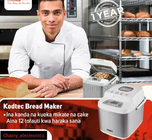 Kodtec Bread Maker Inachanganya, Kukanda, Kuoka Mikate Cake
