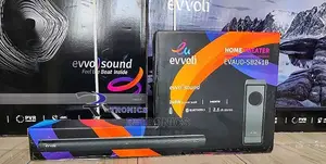 Evvoli 2.1ch Soundbar With Wireless Subwofer Bluetooth