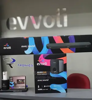 Evvoli 2.1ch Soundbar, With Wireless Subwoofer