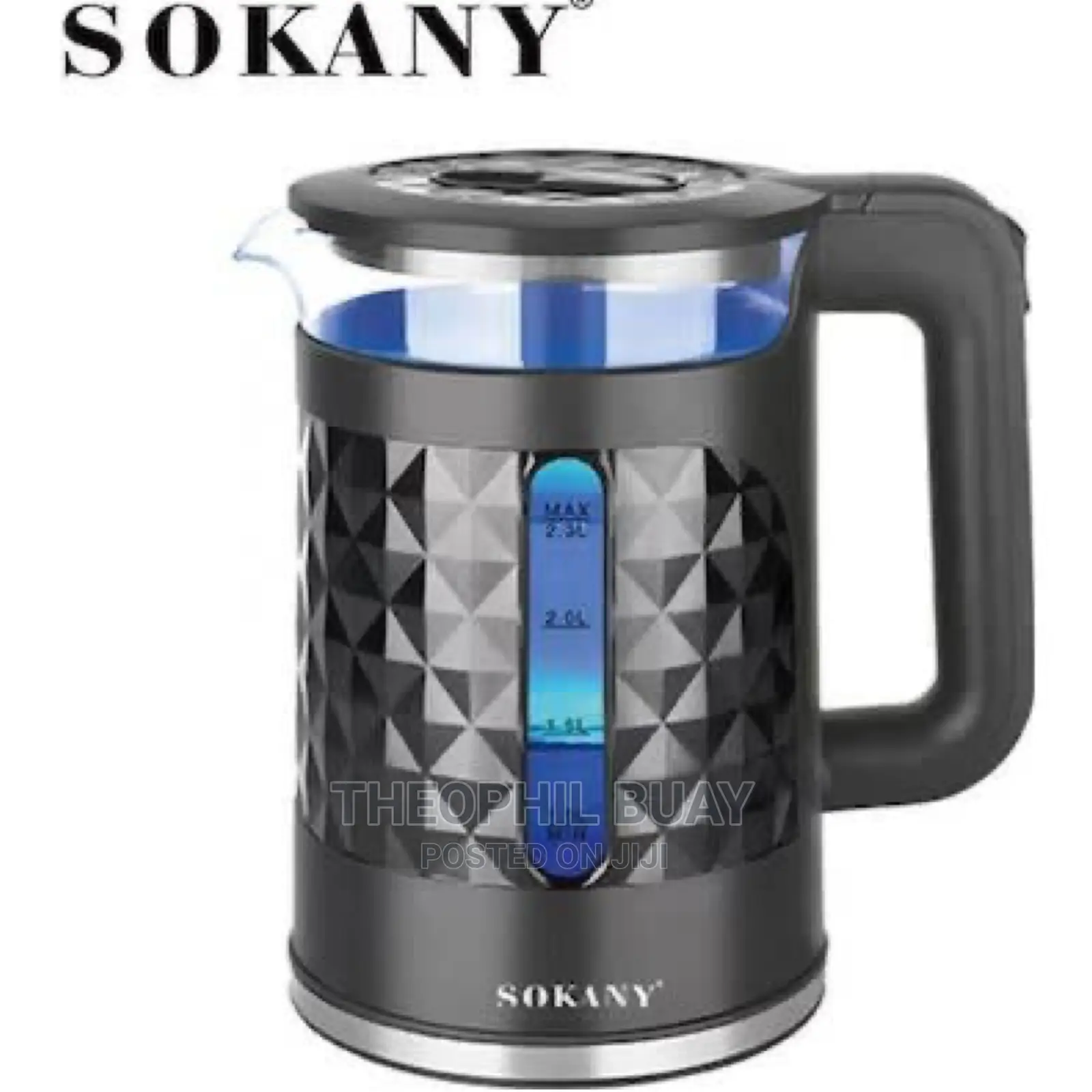 Sokany Electric Kettle 2.3l