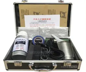Car Headlight Lens Cleaning Tool Kit