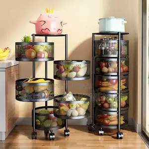 5 Layer Round Multipurpose Storage Rack
