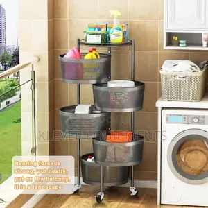 5 Layer Round Multipurpose Storage Rack
