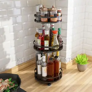 3 Layer 360° Rotating Storage Rack