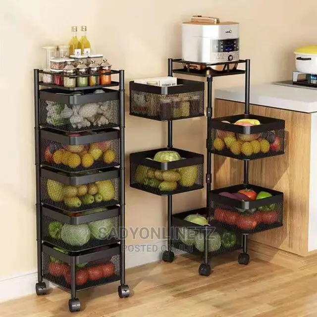Rotating/Movable Wire Kitchen Rack