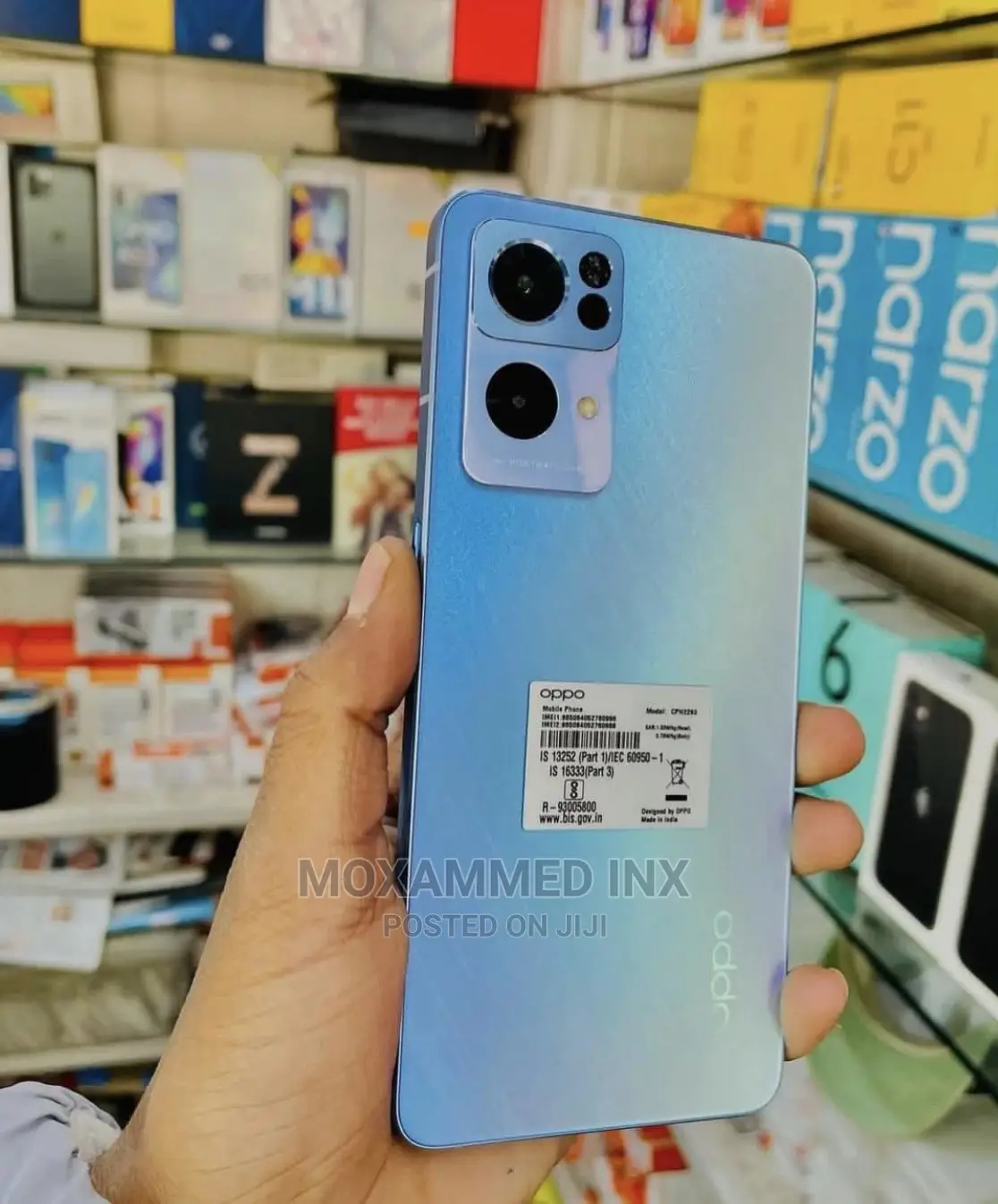 New Oppo Reno7 5G 256 GB Blue