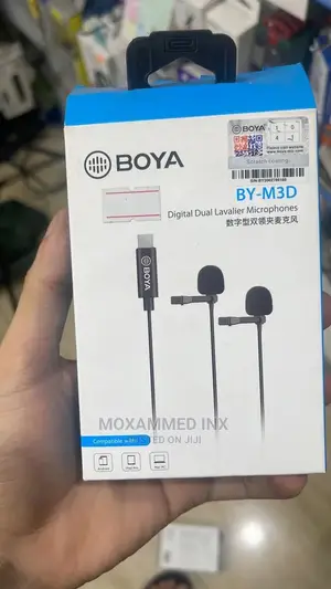 Digital Dual Lavalier Microphone BY-M3D