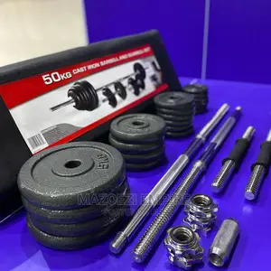 50kg Chrome Dumbell Set