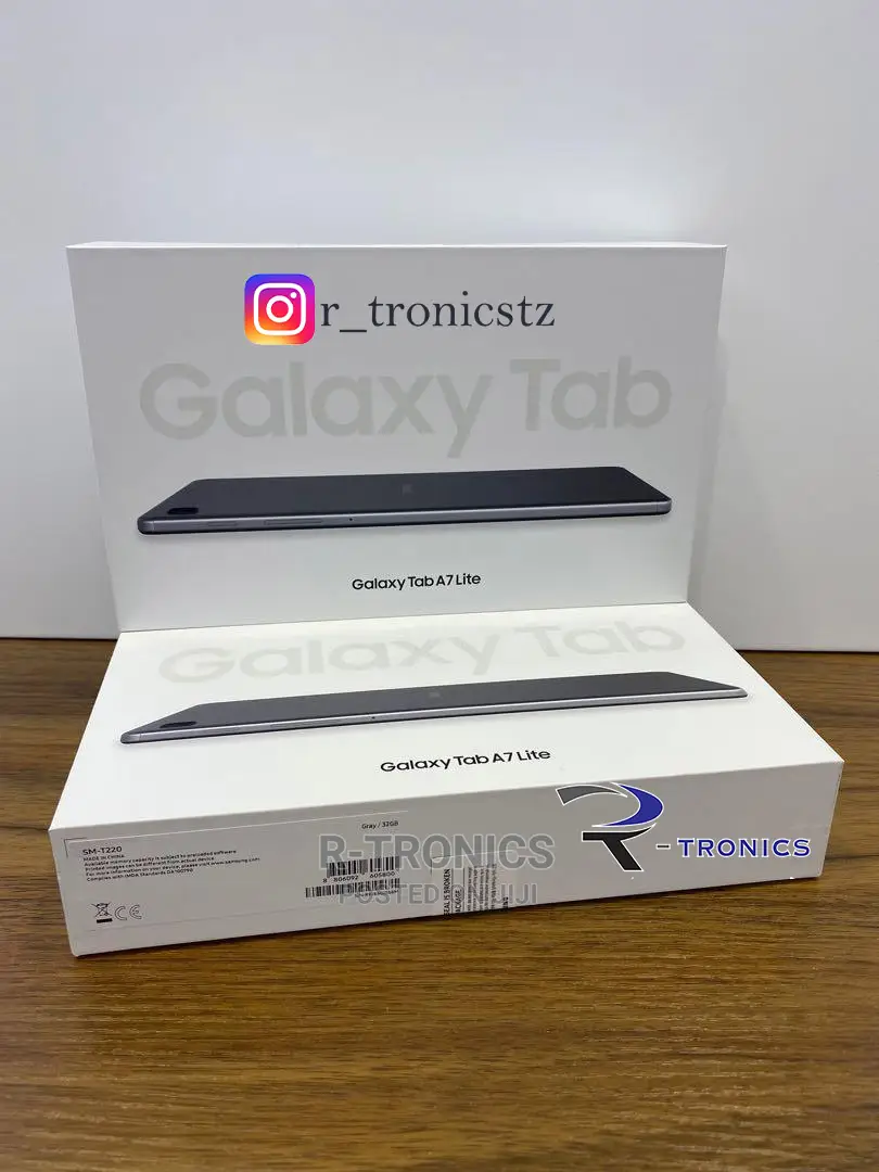 New Samsung Galaxy Tab A7 Lite 32 GB Black