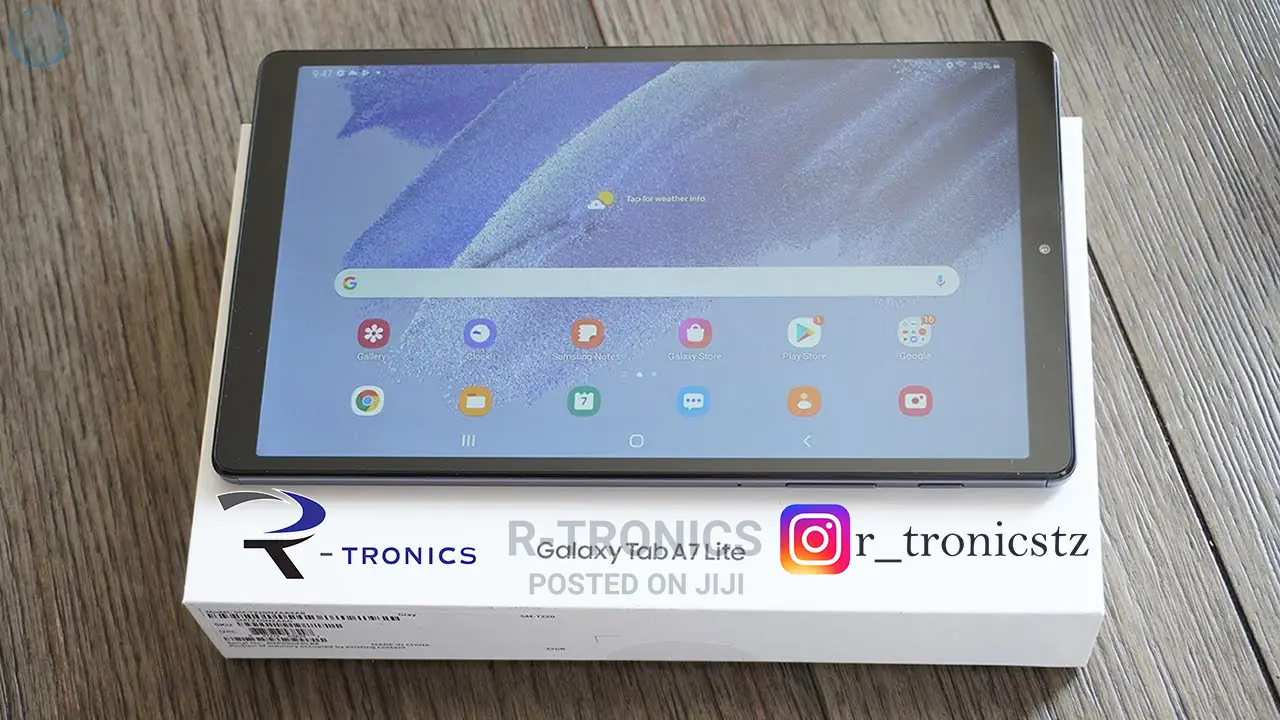 New Samsung Galaxy Tab A7 Lite 32 GB Black
