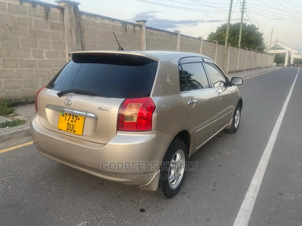 Toyota Allex 2002 Gold