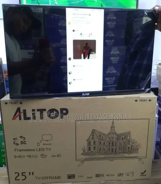 Alitop Frameless Tv, Inch 25 With I-Cast