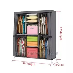 Canvas Wardrobe Storage