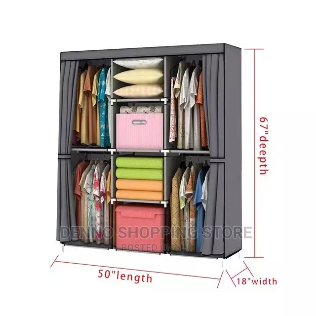 Canvas Wardrobe Storage