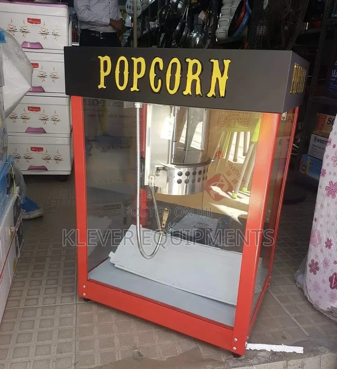 Gas Popcorn Machine