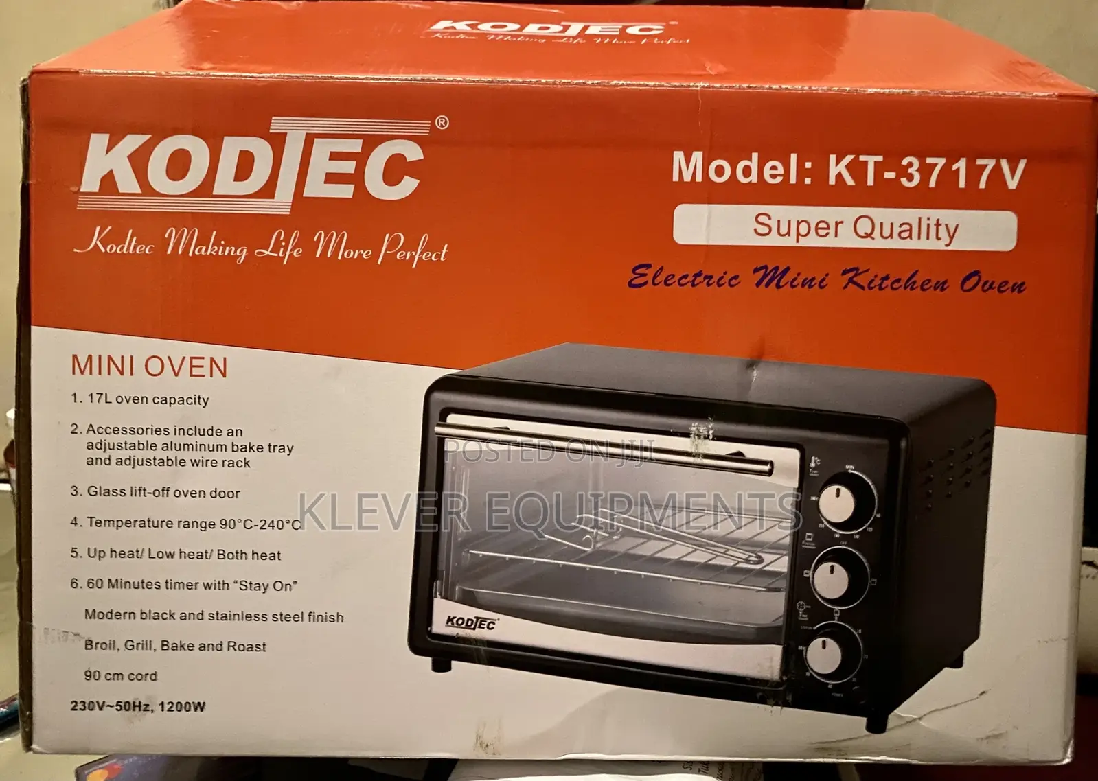 Kodtec Mini Oven 17litres
