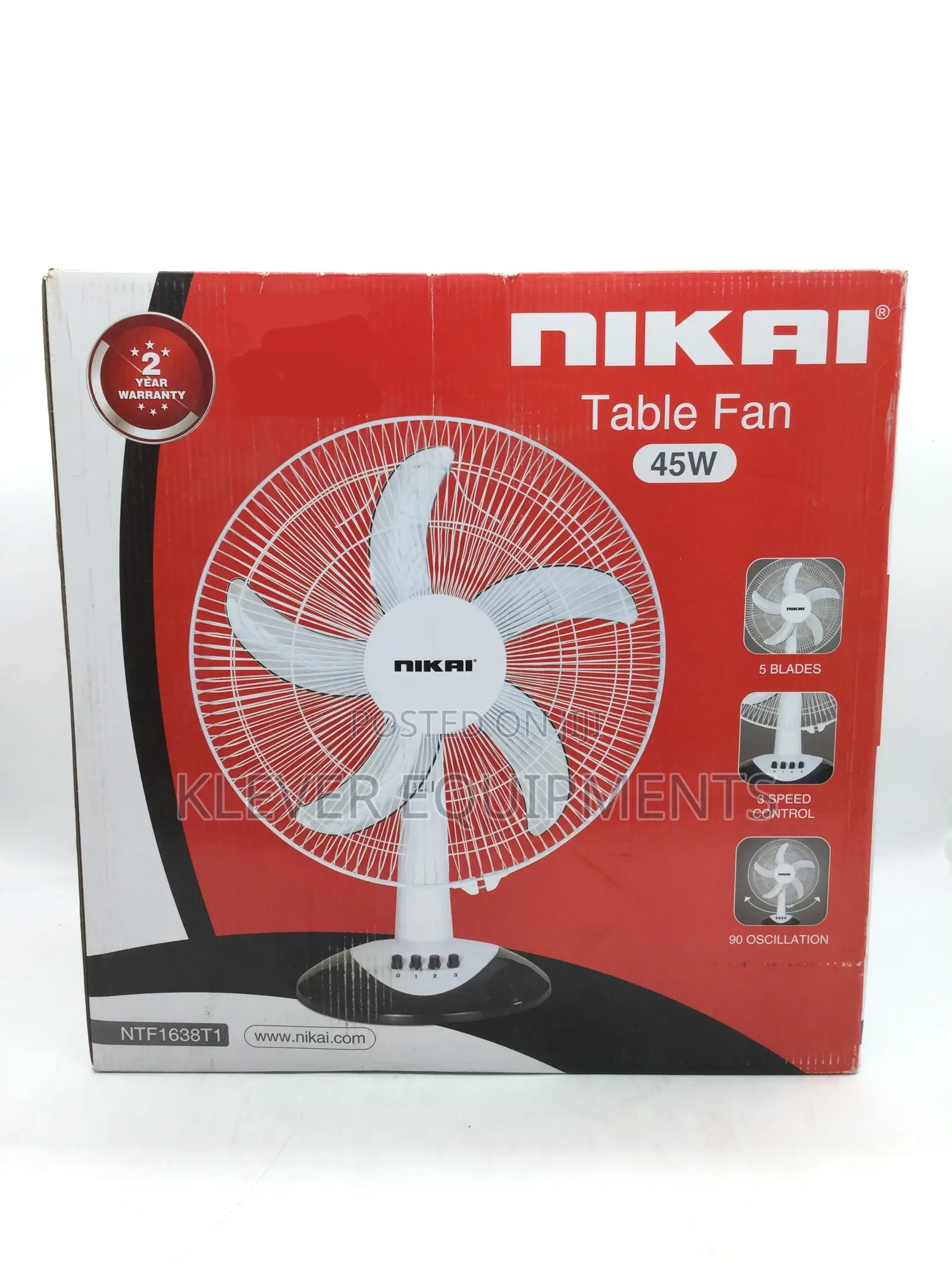 Nikai Table Fan