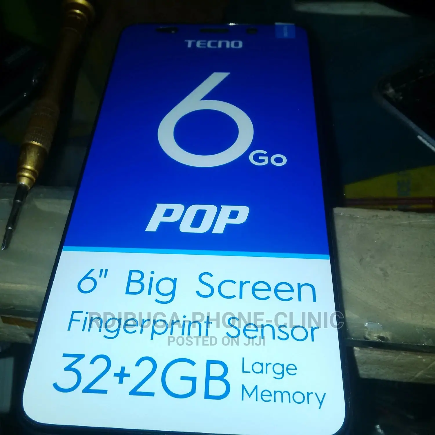 New Tecno Pop 6 Go 32 GB Blue