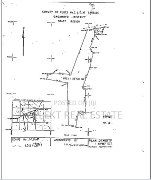 45 Acres of Land in Bagamoyo Msata Rd for Sale
