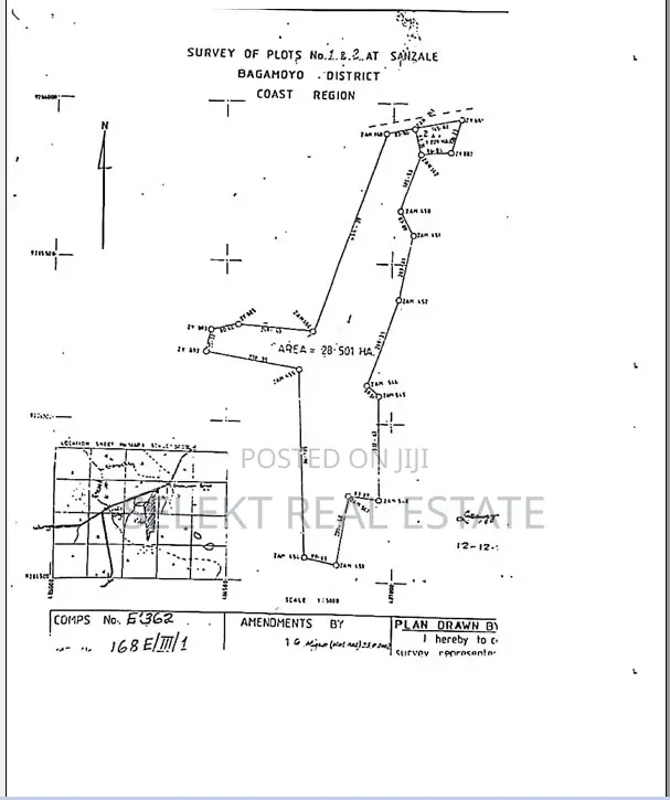 45 Acres of Land in Bagamoyo Msata Rd for Sale