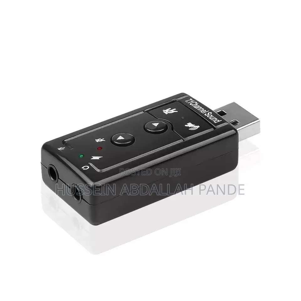 7.1 CH USB Audio Sound Card USB 2.0 Mic Speaker