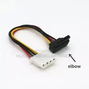 IDE 4pin Female Molex to Dual SATA 15pin Female Y HDD Power