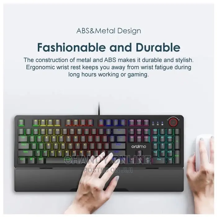Oraimo Gaming Wired Mechanical Keyboard With Detachable