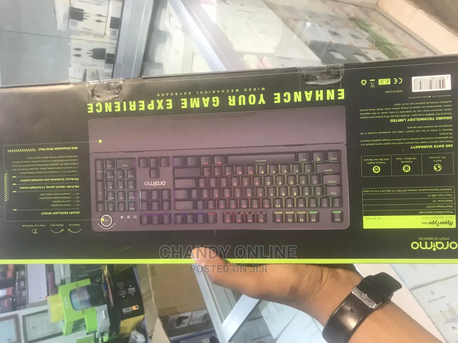 Oraimo Gaming Wired Mechanical Keyboard With Detachable