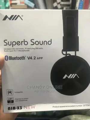 Generic NIA X3 Bluetooth Headphones -wireless Headphones
