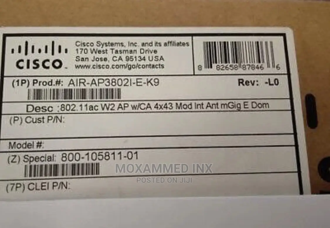 Cisco Access Point 3802i
